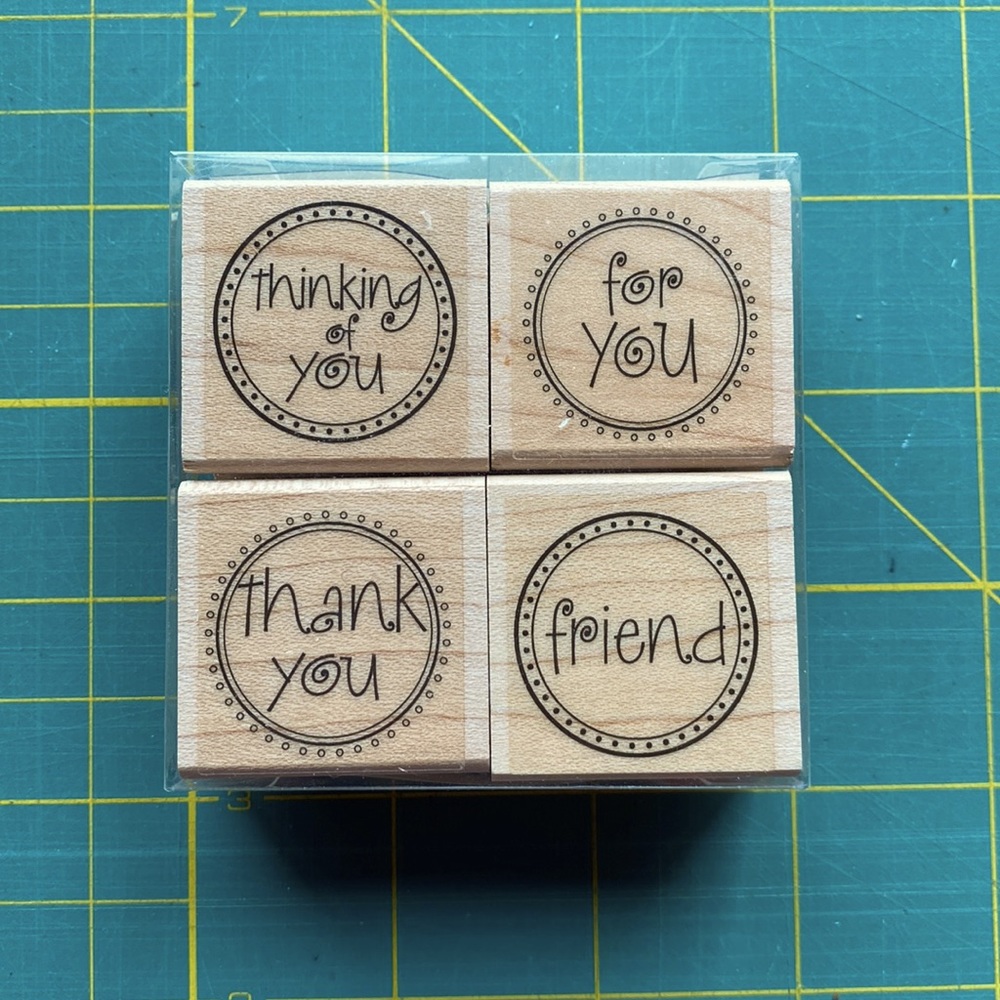 Hero Arts - Message Circles Rubber Stamps